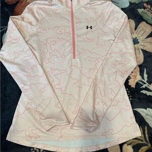 Under Armour Light Pink Abstract Hoodie